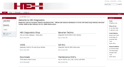 Desktop Screenshot of hexdiagnostics.co.za